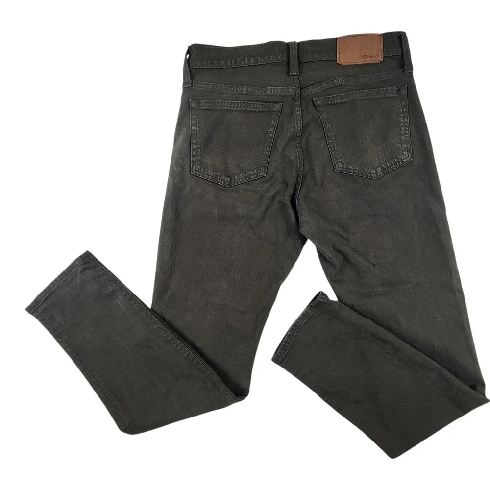 Madewell Slim Jeans 29x30 Faded Black Denim Casual Classic Pants